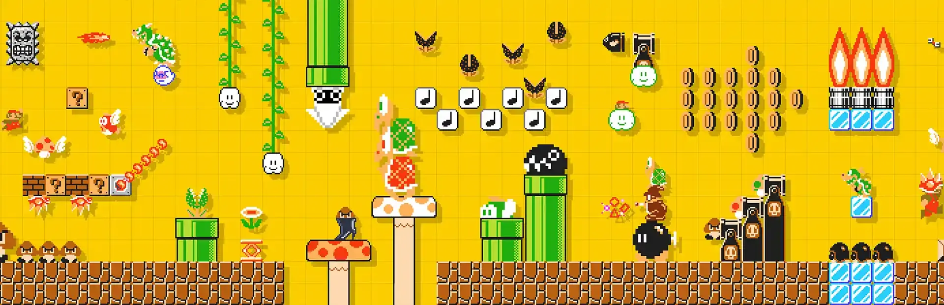 Super Mario Maker background