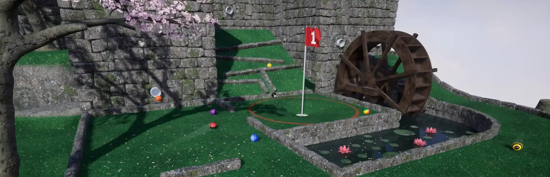 Golfing In Aether background