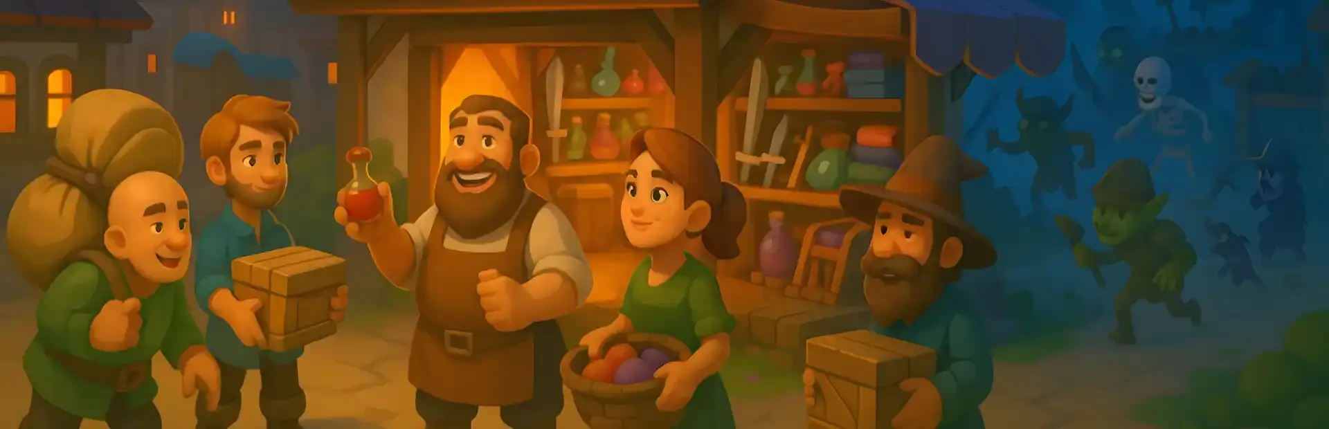 Medieval Shop Simulator background