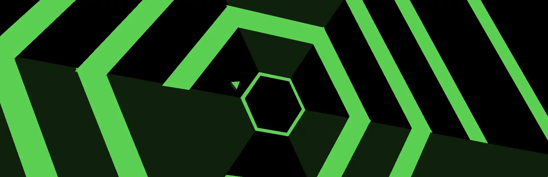 Super Hexagon background