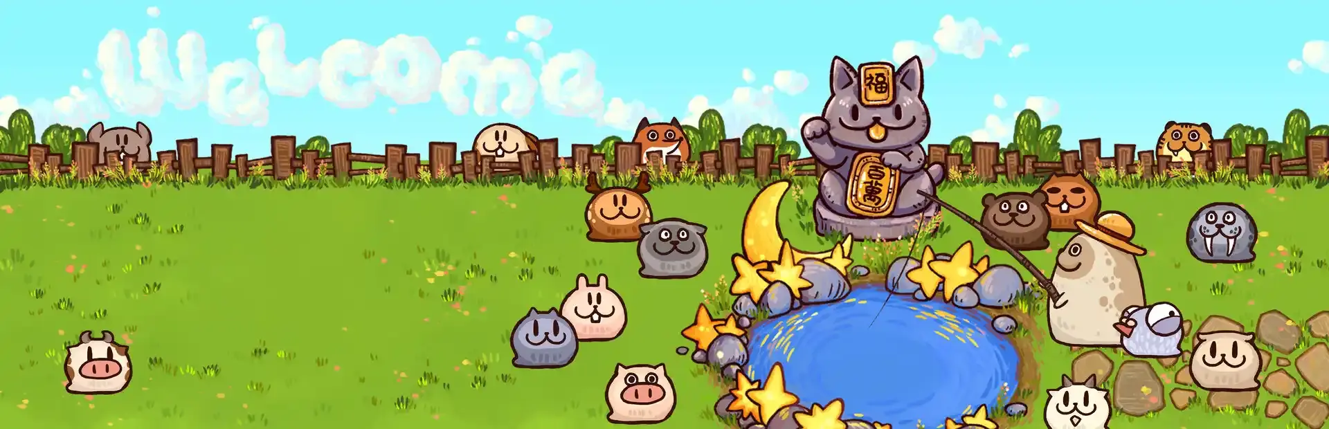 Fluffy Kitchen Saga background