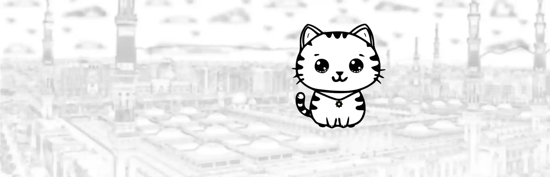 101 Cats in Medina background