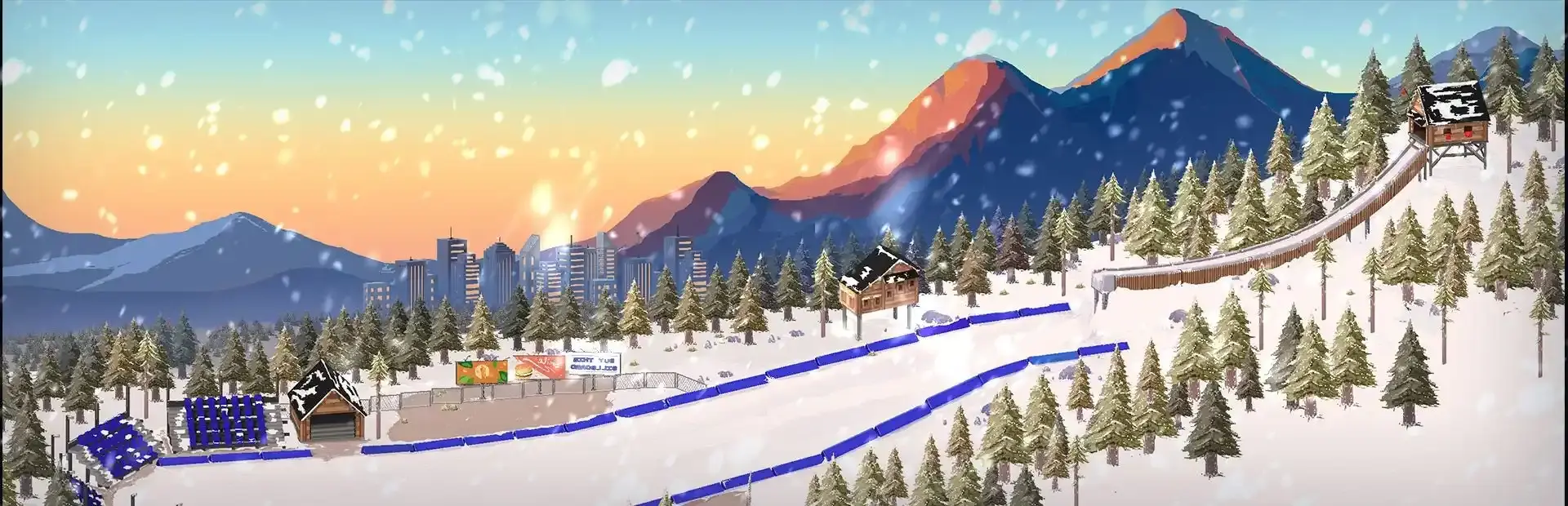 Ultimate Ski Jumping 2020 background