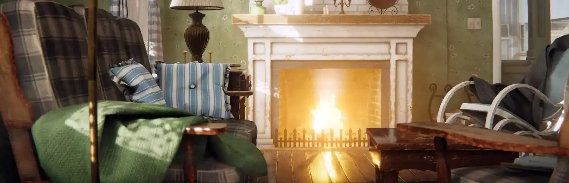3D Puzzle: Farm House background