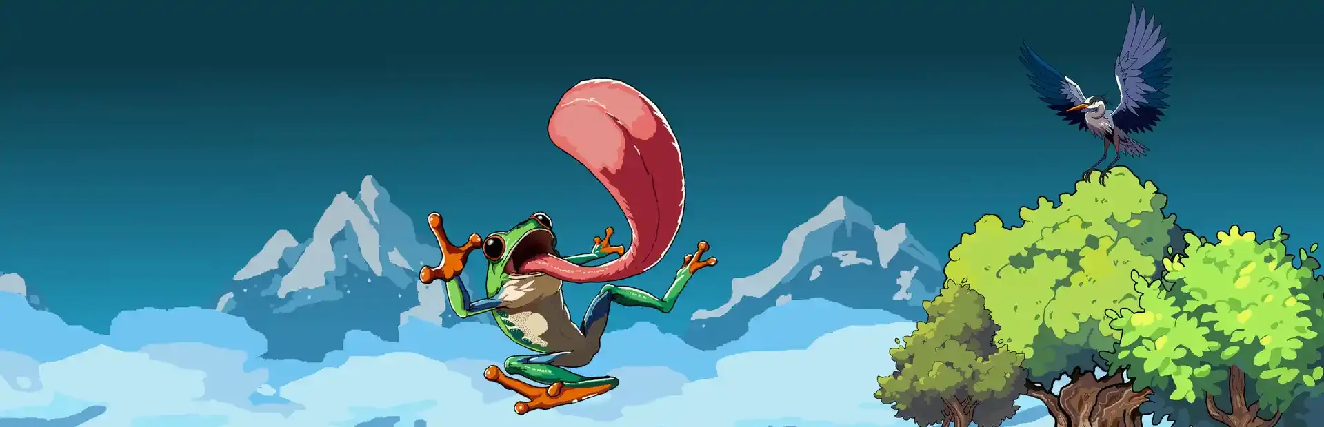 Pudding Frog background