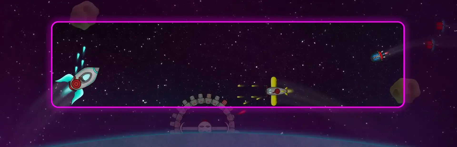 Super Mega Space Blaster Special background