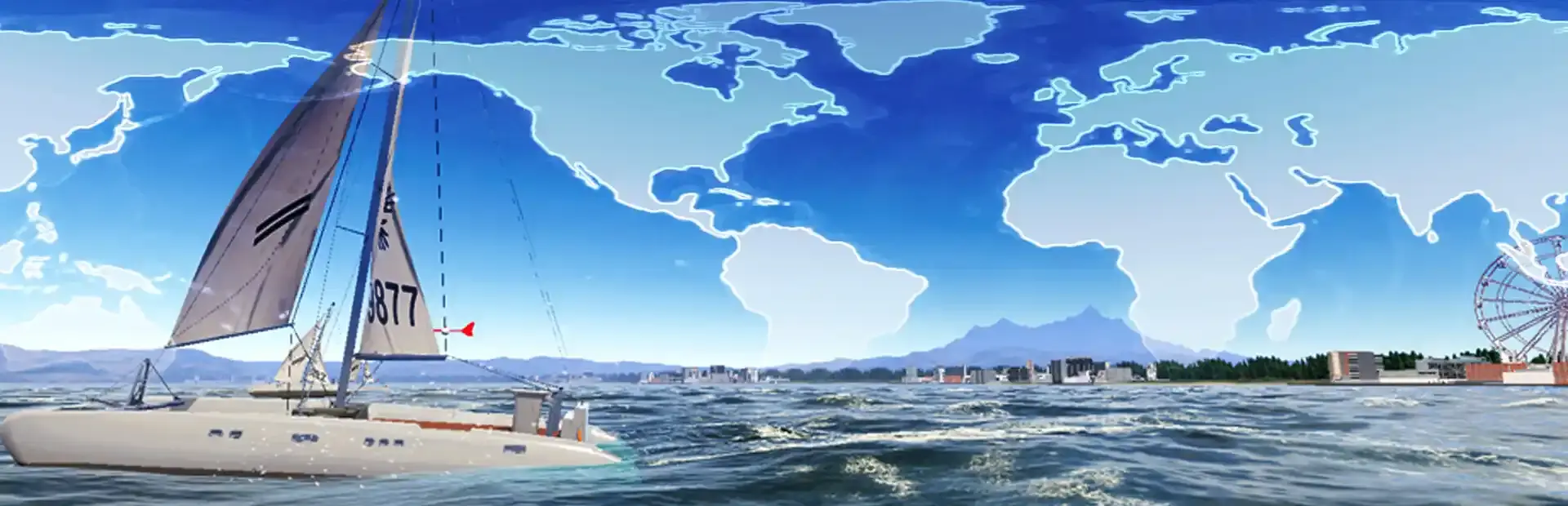 VR Sailing background