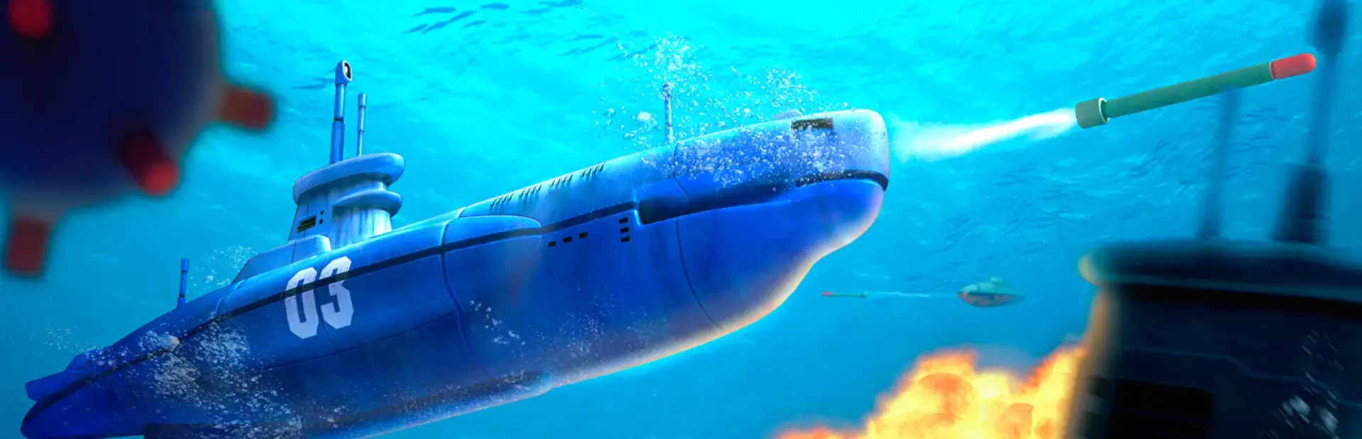 Sub Wars background
