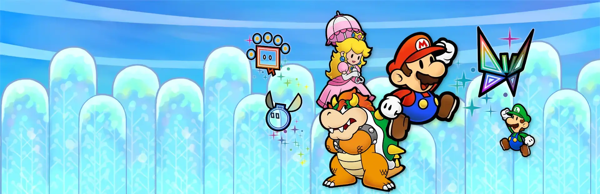 Super Paper Mario background