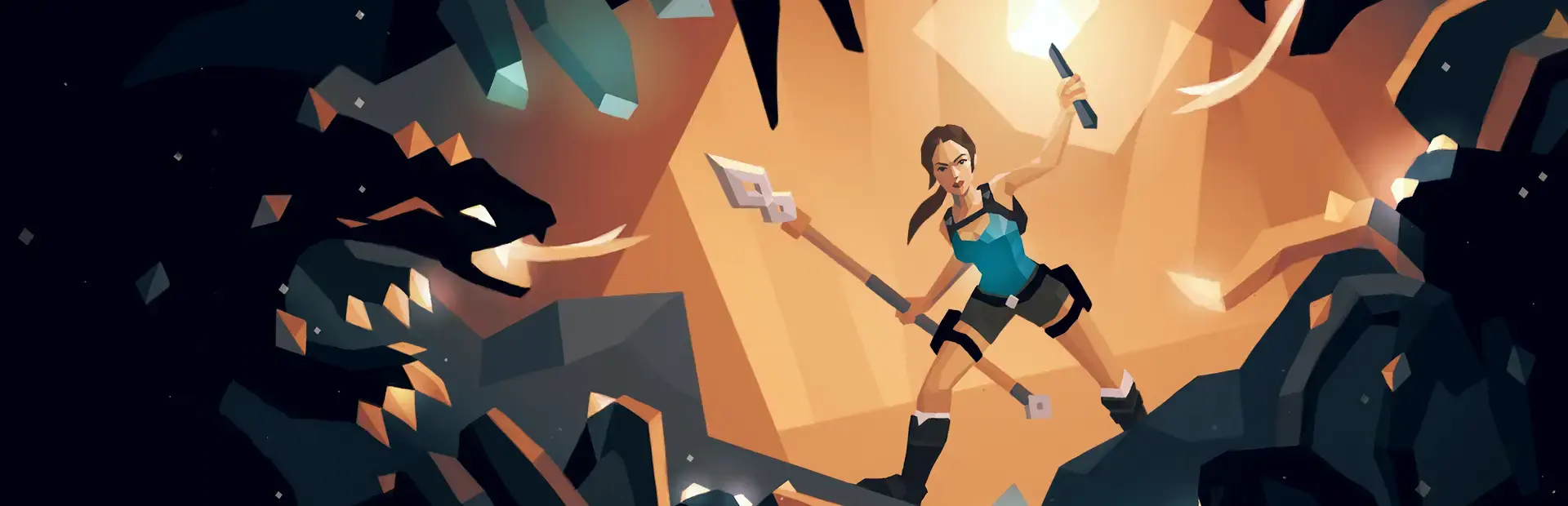 Lara Croft Go background
