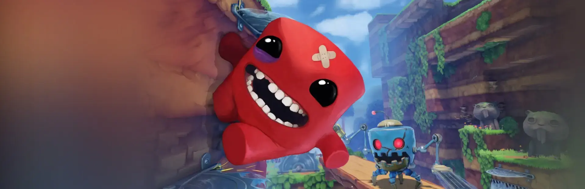 Super Meat Boy 3D background