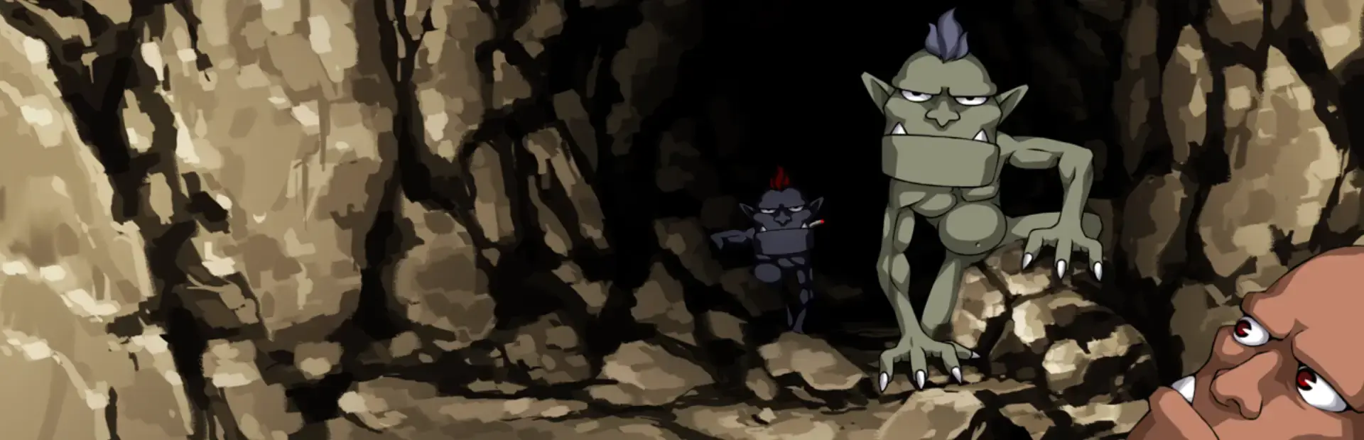 The Maid-san's Caving Adventure background