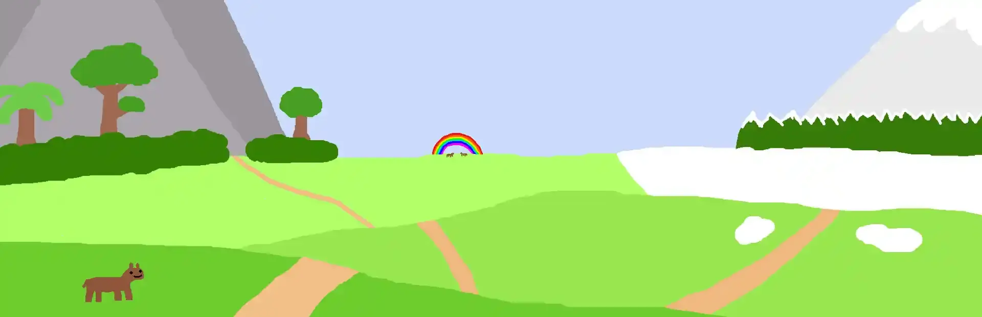 Cow Life Sim RPG background