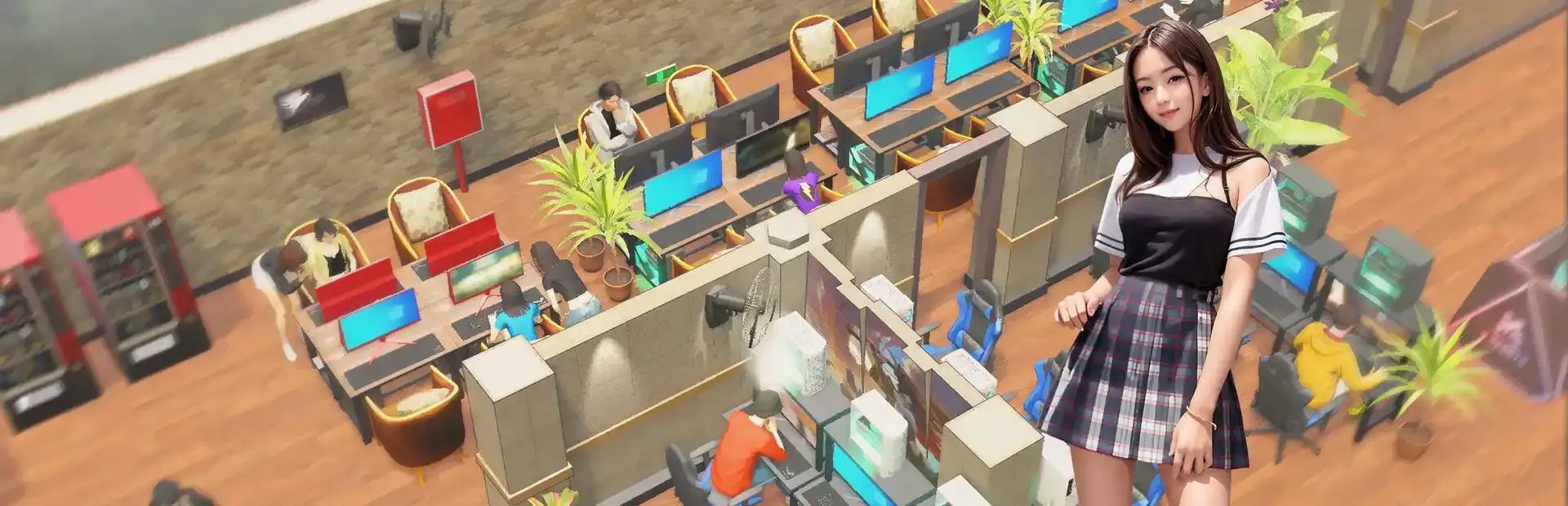 Internet Cafe Evolution background