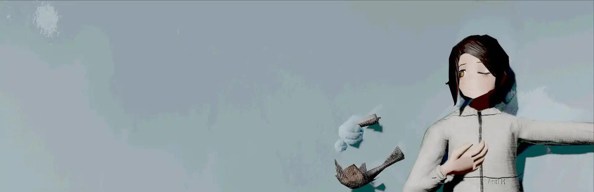 Cyan Heart background