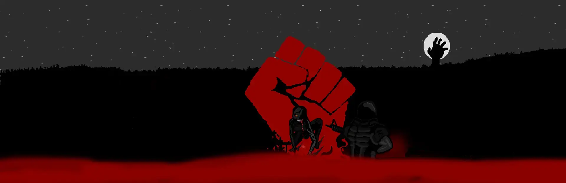 Flesh Eaters background