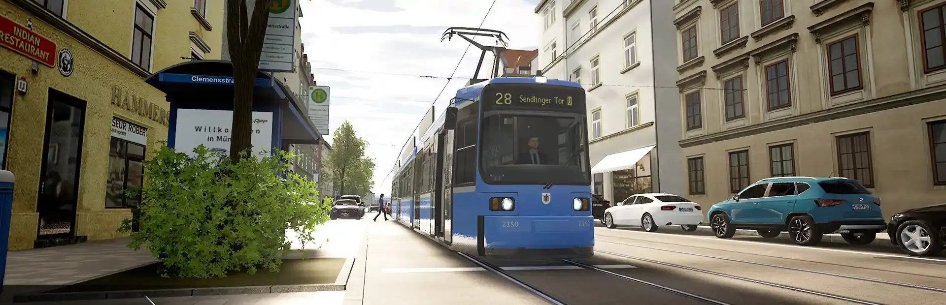 TramSim Munich background