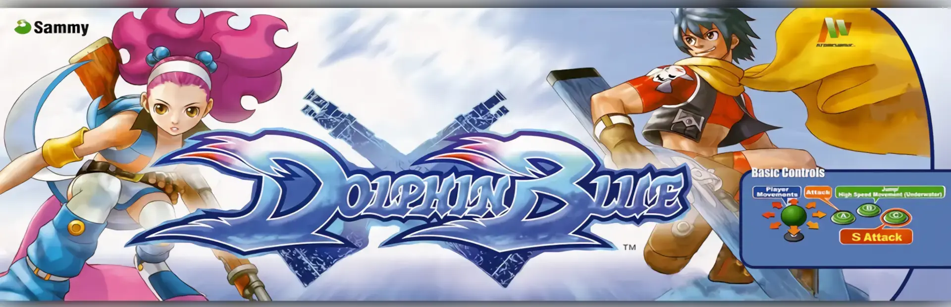 Dolphin Blue background