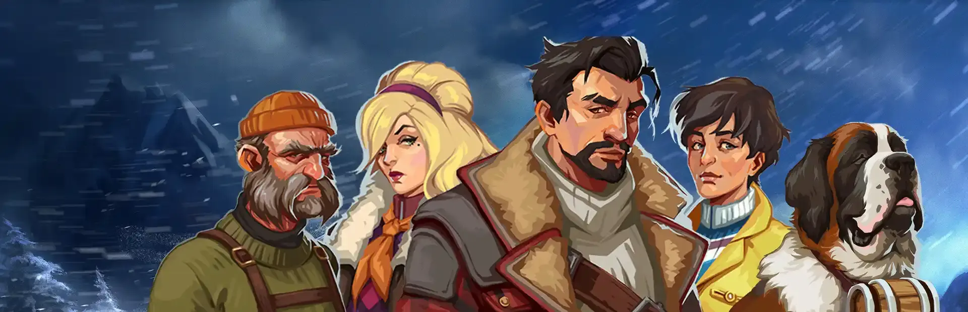 Above the Snow background