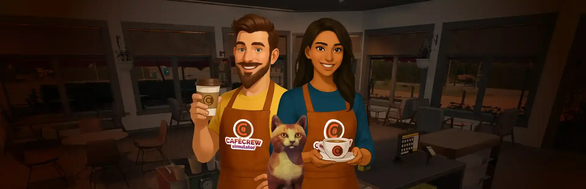 Cafe Crew Simulator background