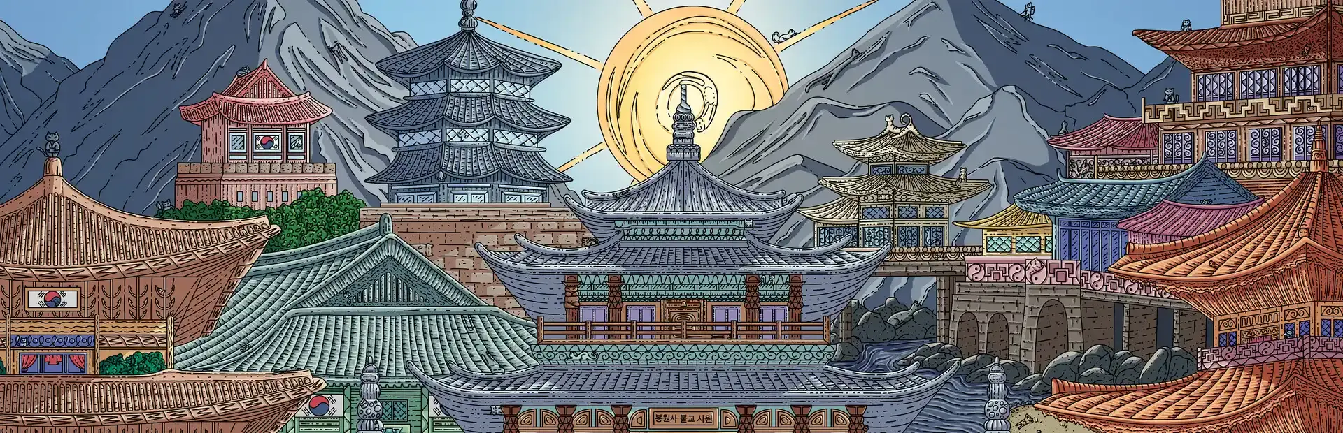 100 Korea Cats background