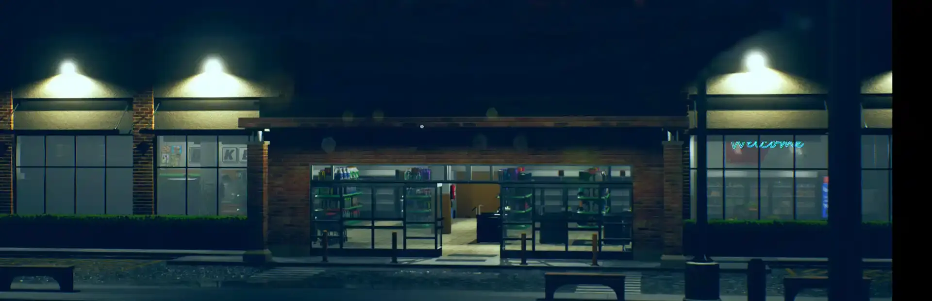 Dead of Night: Supermarket background