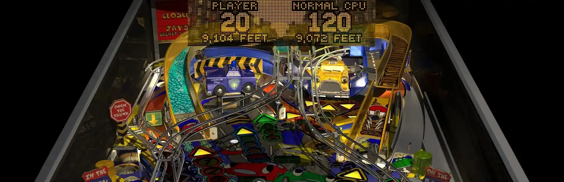 Pro Pinball: Big Race USA background