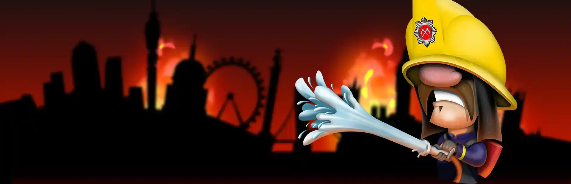 Flame Over background