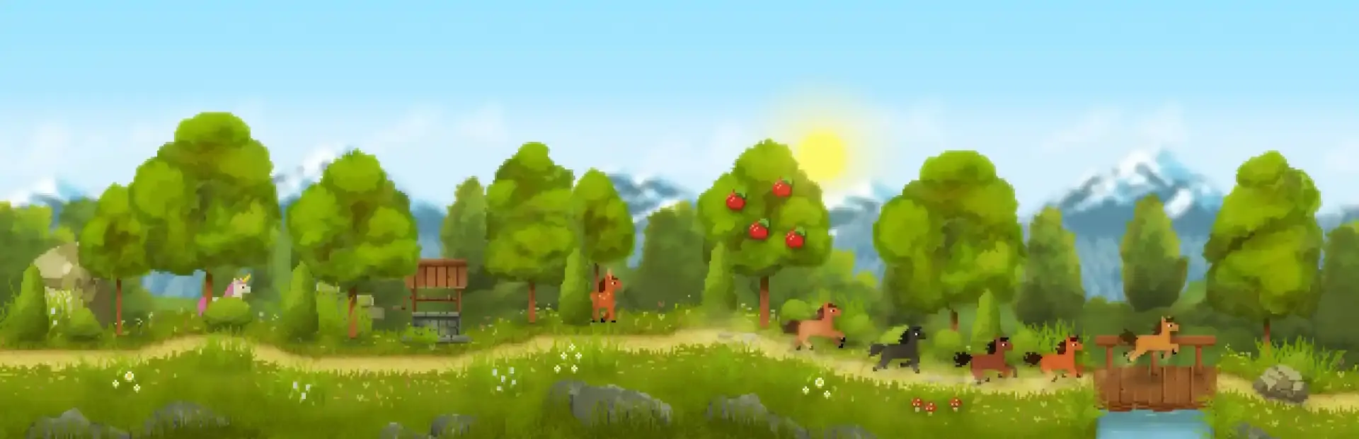 Horse Runner DX background