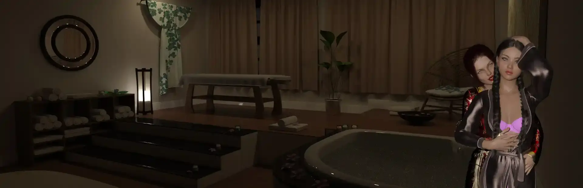Sex Diary: Futanari Massage background
