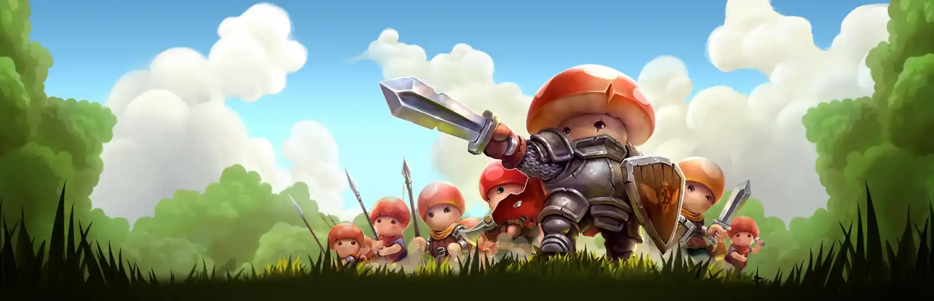 Mushroom Wars 2 background