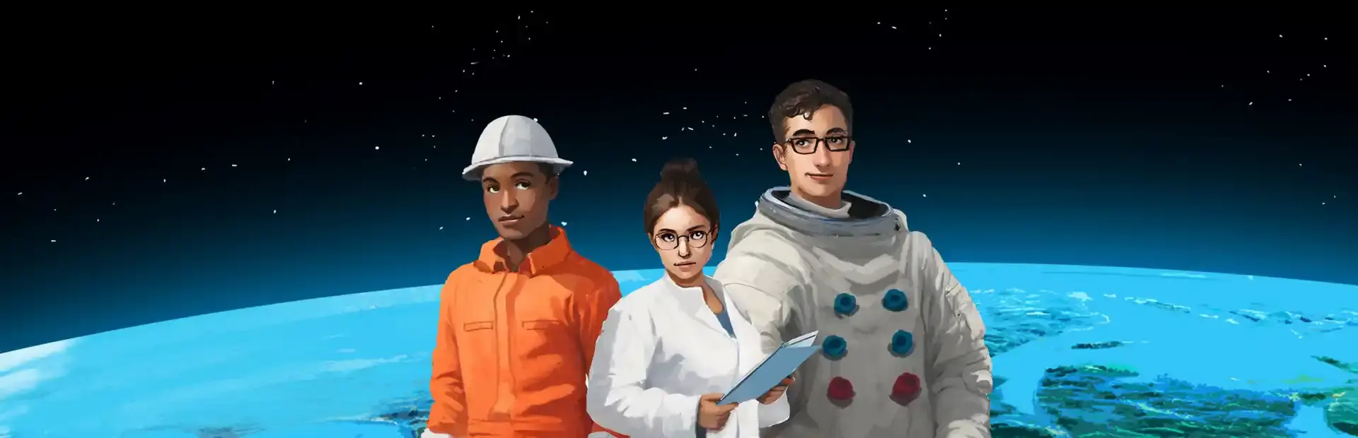Worlds Explorers background