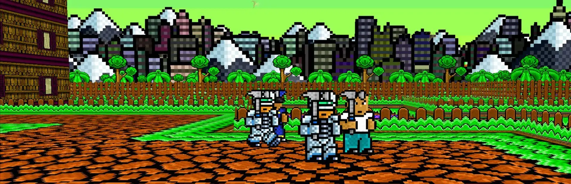 Radical Heroes: Crimson City Crisis background