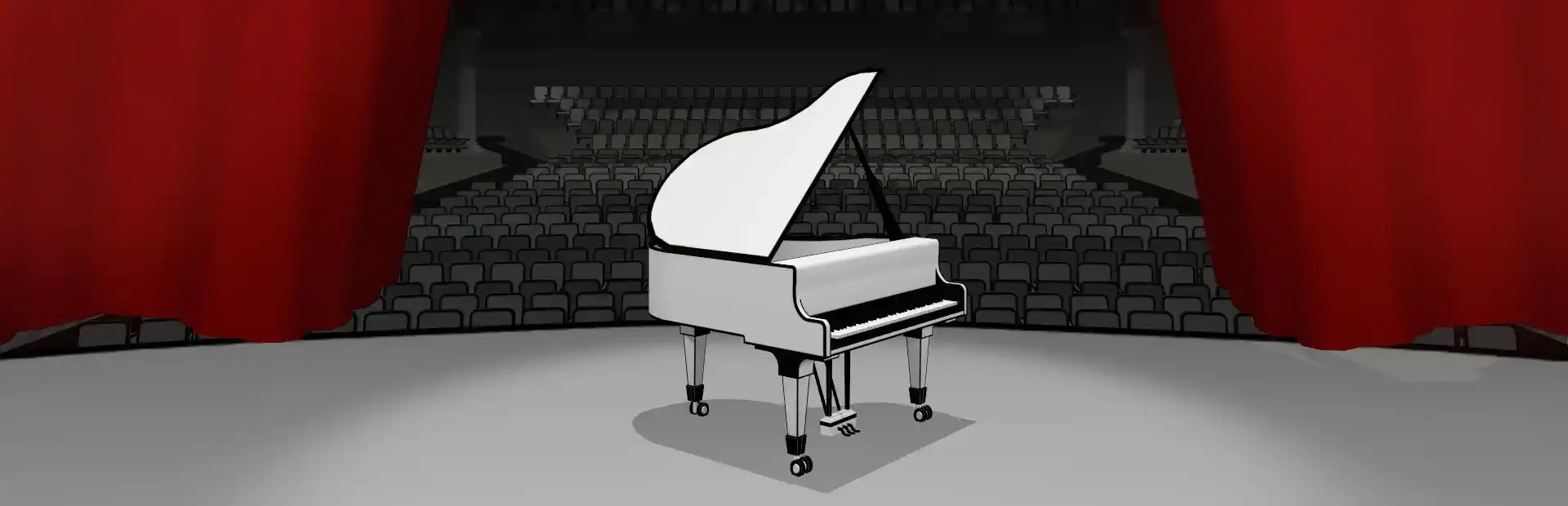 VR Pianist background