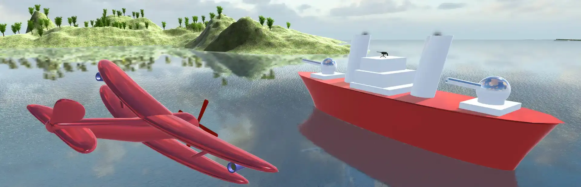Plane Attack background