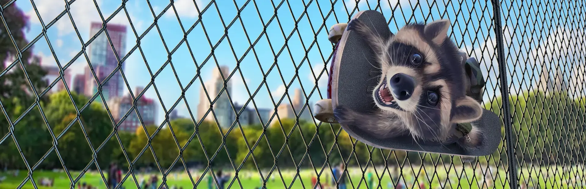 Wanted Raccoon background