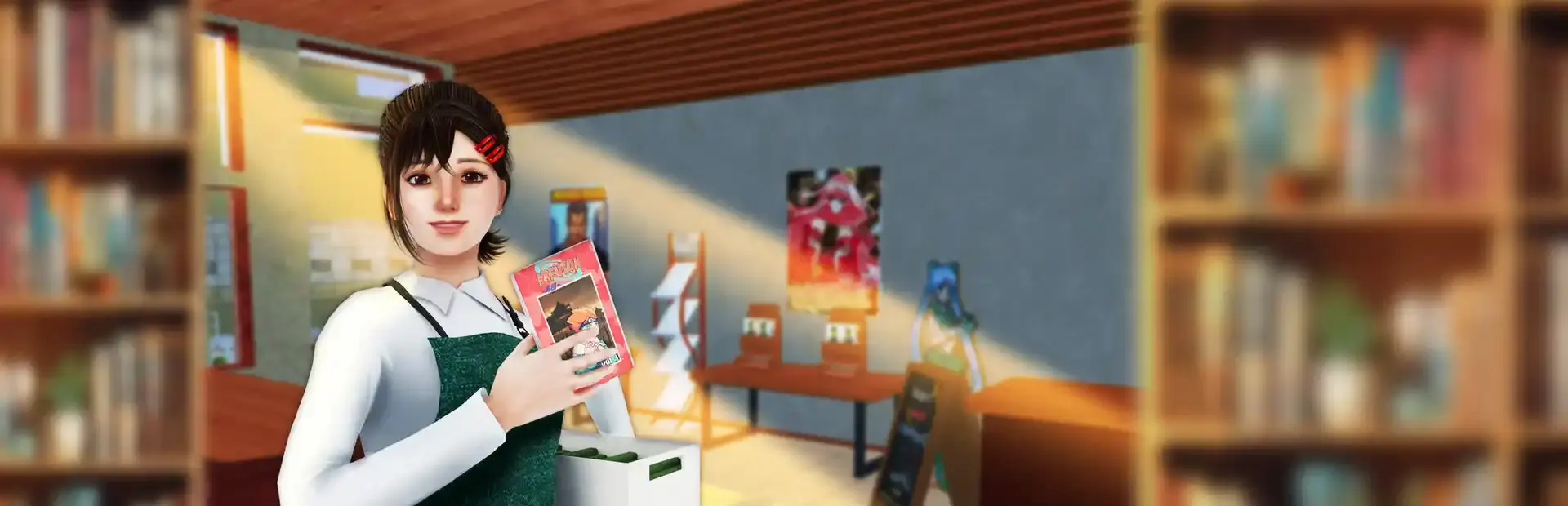 Comic Book Store Simulator background