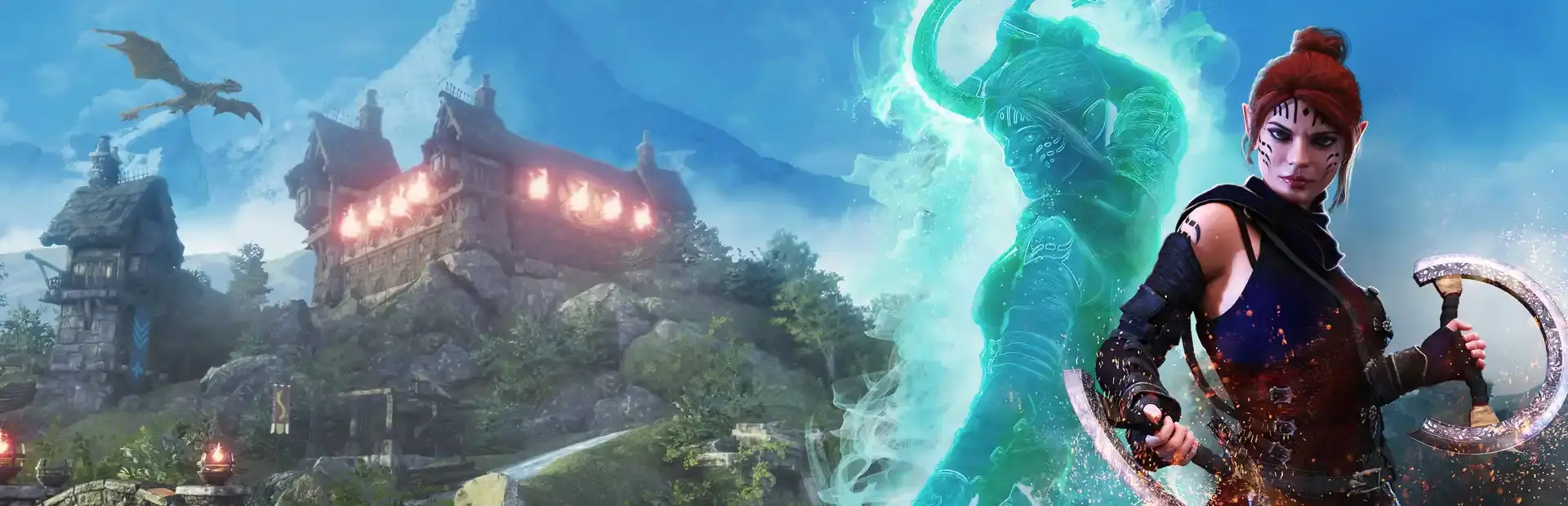 The Dragoness: Command of the Flame background