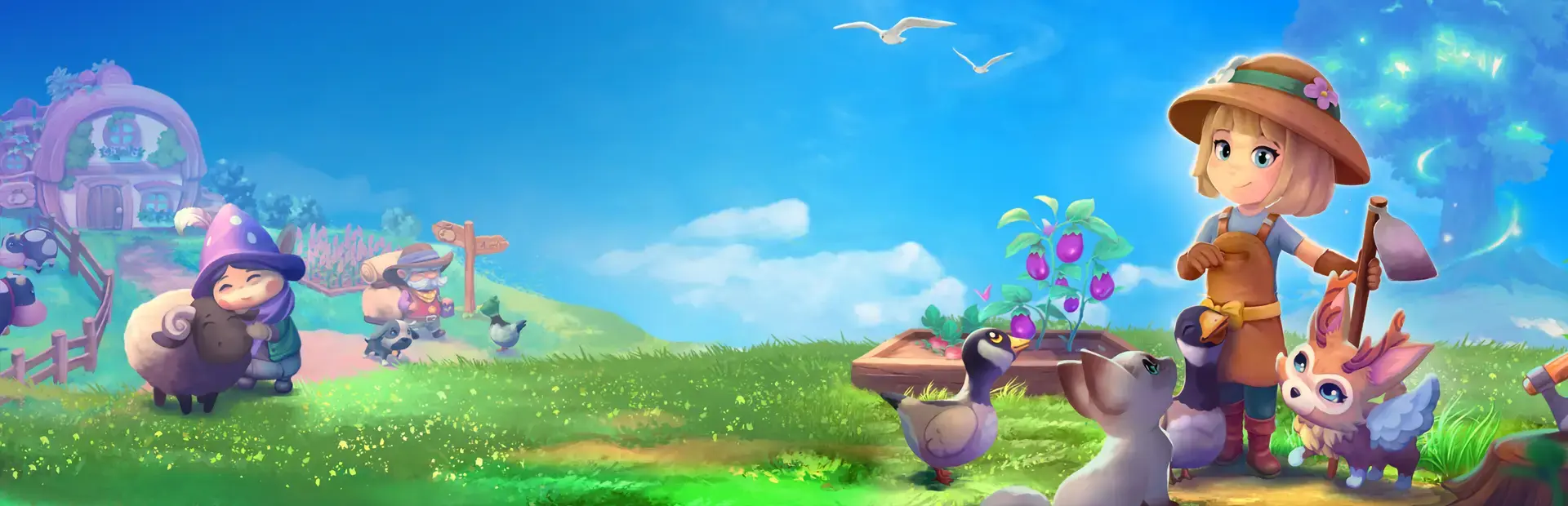 Sugardew Island: Your Cozy Farm Shop background