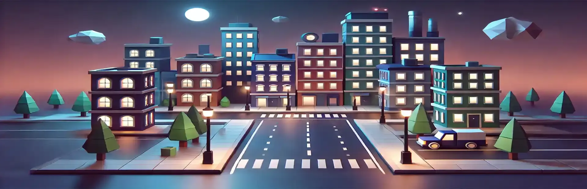 Alien street battle background