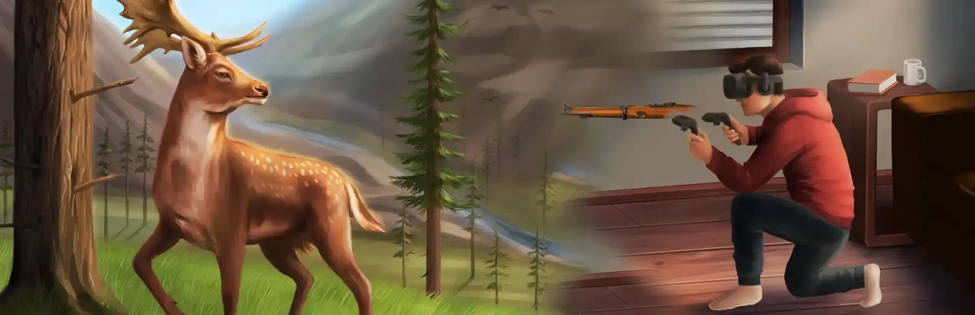 Virtual Hunter background