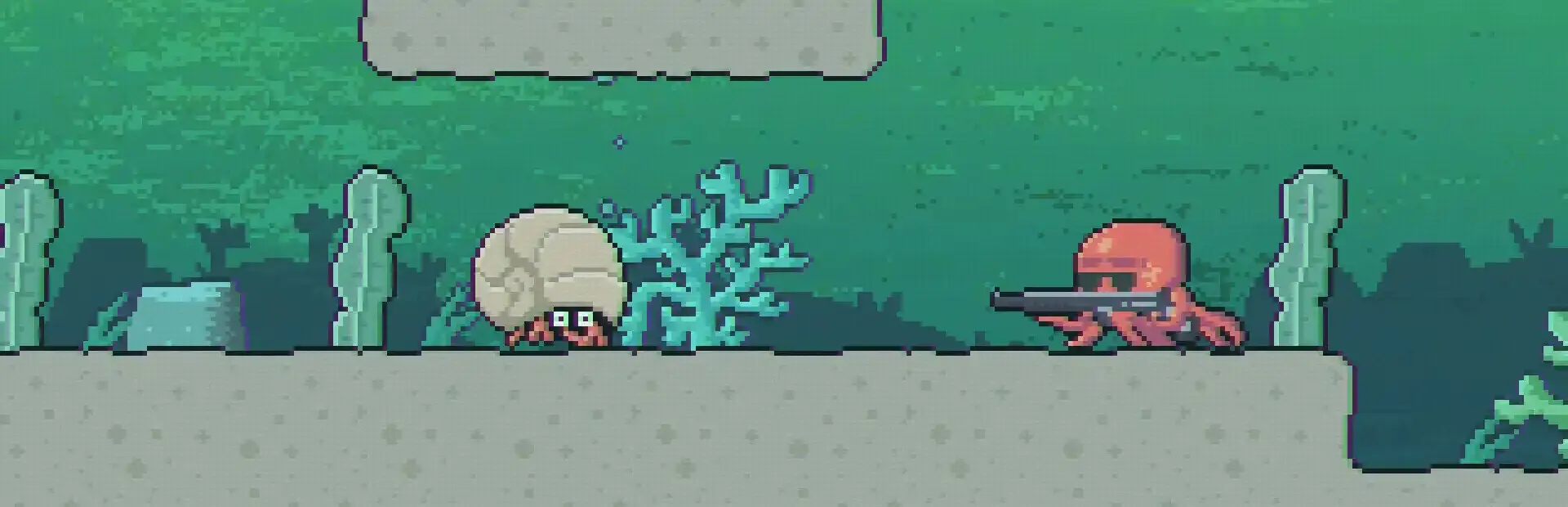 Yadokari Survive background