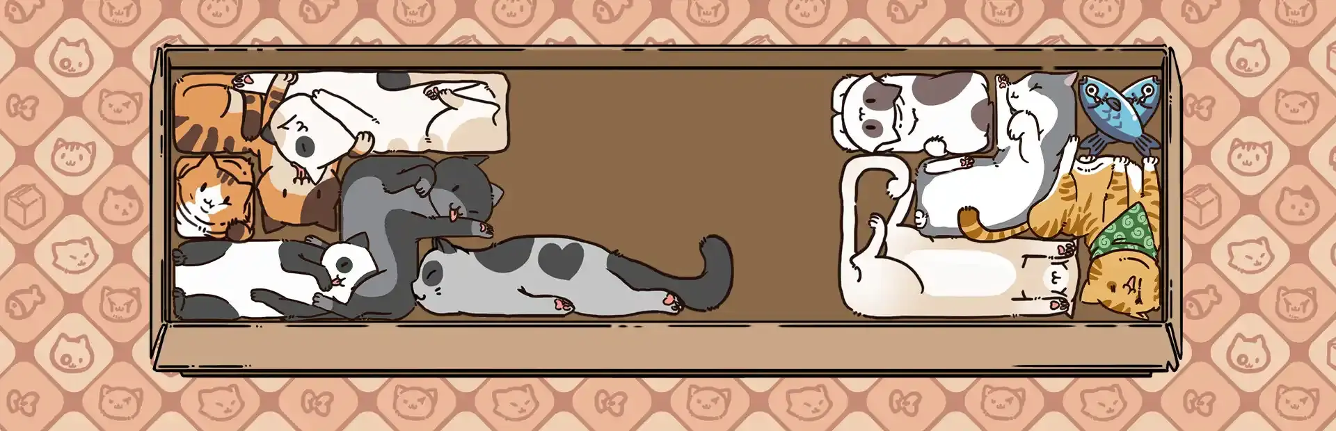 Box Cats Puzzle background