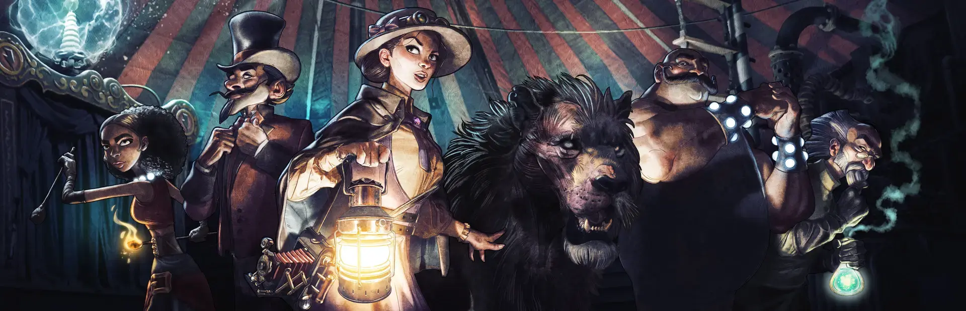 Circus Electrique background