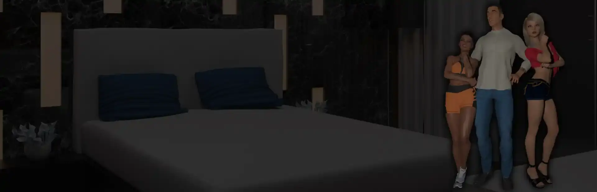 Jigsaw Puzzle: Futanari Threesome background