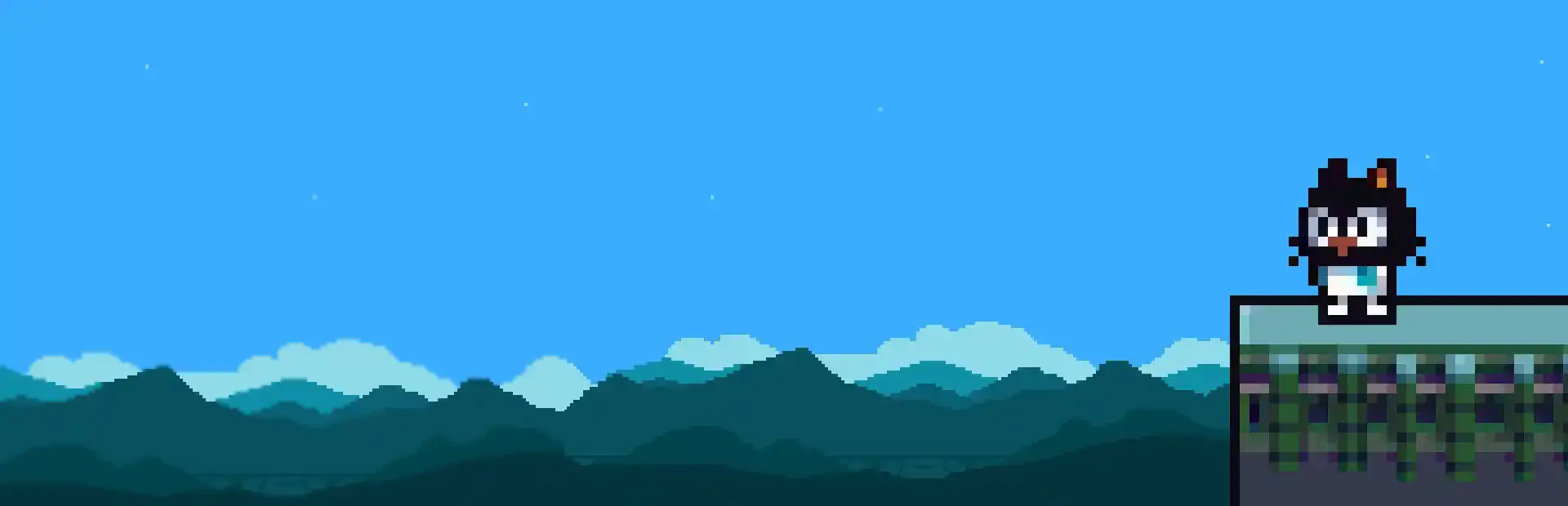 Alien Cat background