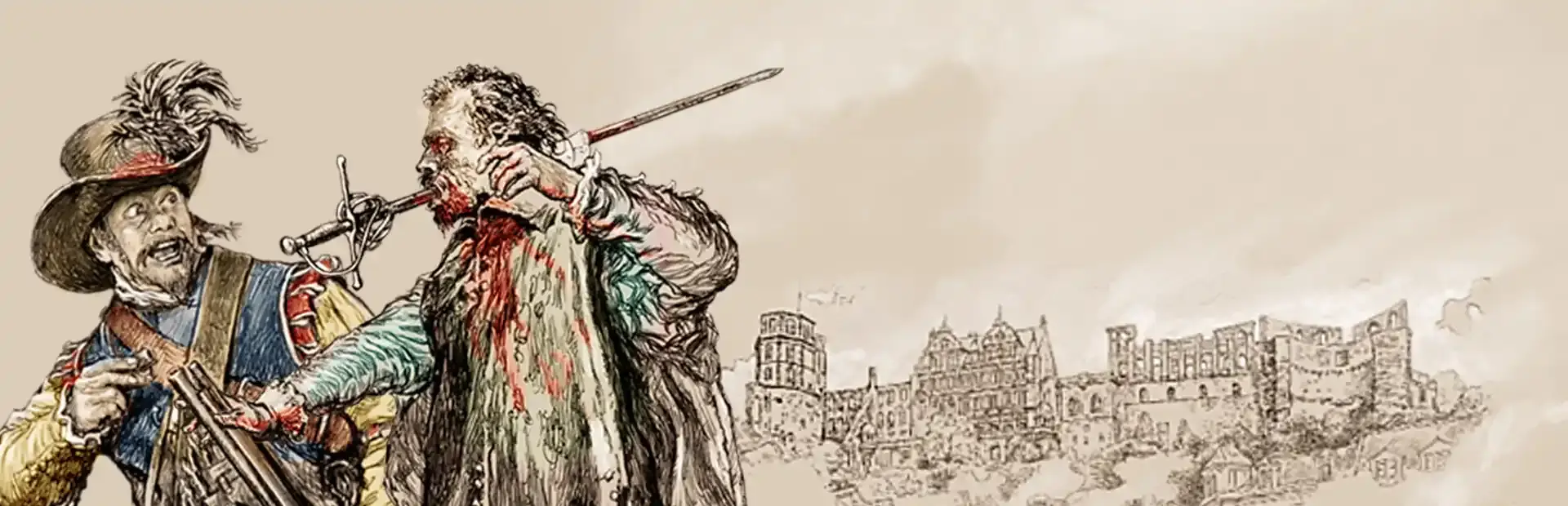 Heidelberg 1693 background