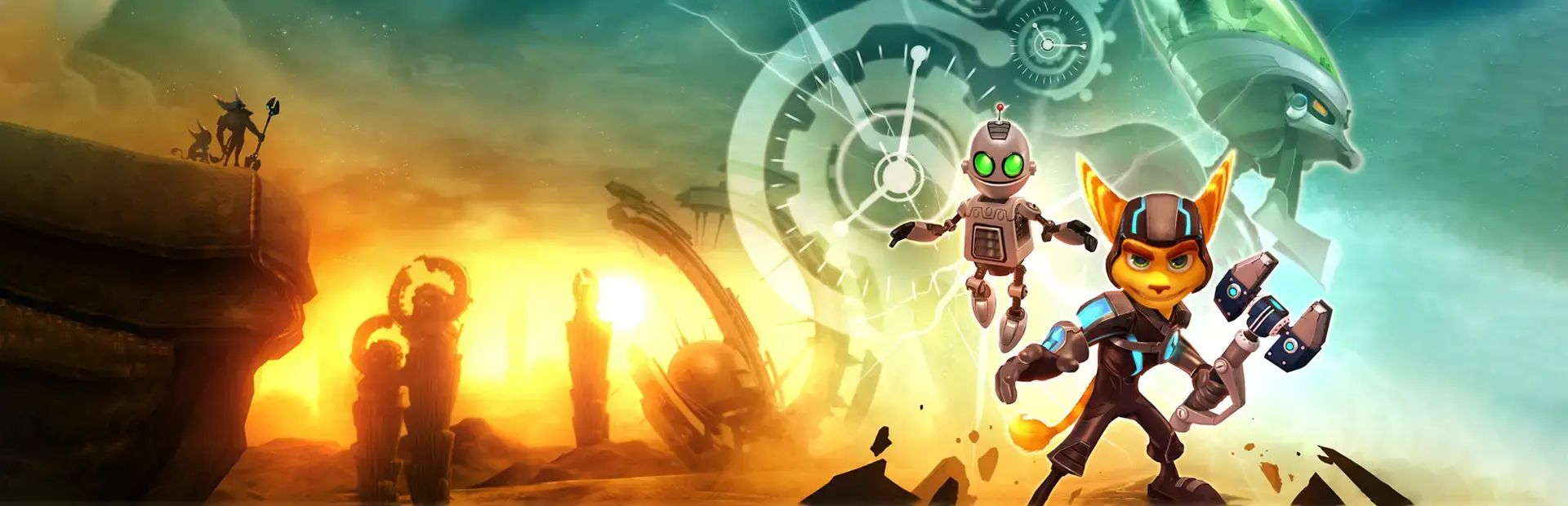 Ratchet & Clank Future: A Crack in Time background