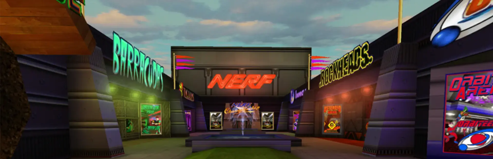 Nerf Arena Blast background