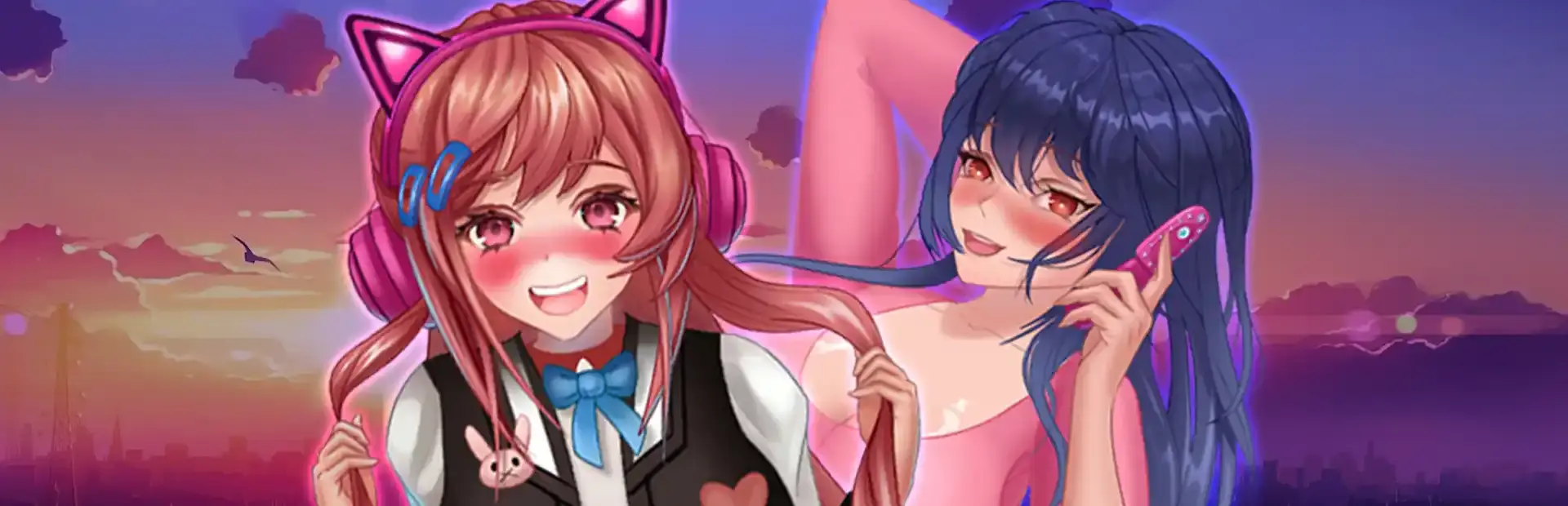 Gamer Girls: Dating Sim background